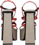 Versace Oranje Leren Plateau Sandalen - Thumbnail 6