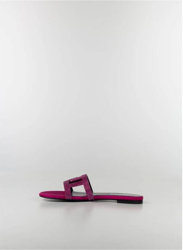 Versace Platte sandalen Roze Dames