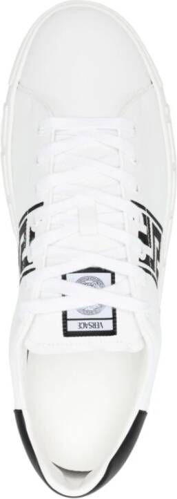 Versace Witte Sneakers met Greca Borduurwerk White Heren