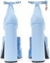 Versace Medusa Aevitas Vierkanteeus Pumps Blue Dames - Thumbnail 8
