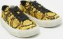 Versace Pre-owned Canvas sneakers Yellow Dames - Thumbnail 4