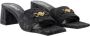 Versace Pre-owned Cotton sandals Black Dames - Thumbnail 2