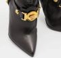 Versace Pre-owned Leather boots Black Dames - Thumbnail 7