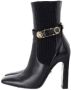 Versace Pre-owned Leather boots Black Dames - Thumbnail 2