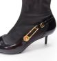 Versace Pre-owned Leather boots Black Dames - Thumbnail 2