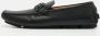 Versace Pre-owned Leather flats Black Heren - Thumbnail 2