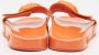 Versace Pre-owned Leather flats Orange Dames - Thumbnail 5