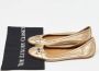 Versace Pre-owned Leather flats Yellow Dames - Thumbnail 9