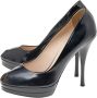 Versace Pre-owned Leather heels Black Dames - Thumbnail 3