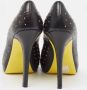 Versace Pre-owned Leather heels Black Dames - Thumbnail 5