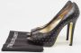 Versace Pre-owned Leather heels Black Dames - Thumbnail 9