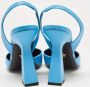 Versace Pre-owned Leather heels Blue Dames - Thumbnail 5