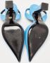 Versace Pre-owned Leather heels Blue Dames - Thumbnail 6