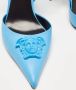 Versace Pre-owned Leather heels Blue Dames - Thumbnail 7