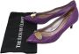 Versace Pre-owned Leather heels Purple Dames - Thumbnail 7