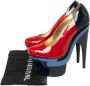 Versace Pre-owned Leather heels Red Dames - Thumbnail 7