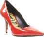 Versace Pre-owned Leather heels Red Dames - Thumbnail 2