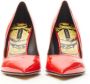 Versace Pre-owned Leather heels Red Dames - Thumbnail 3