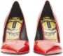 Versace Pre-owned Leather heels Red Dames - Thumbnail 3