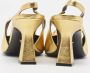Versace Pre-owned Leather heels Yellow Dames - Thumbnail 5