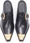 Versace Pre-owned Leather mules Black Dames - Thumbnail 2