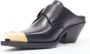 Versace Pre-owned Leather mules Black Dames - Thumbnail 5