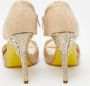 Versace Pre-owned Leather sandals Beige Dames - Thumbnail 5