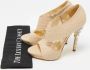 Versace Pre-owned Leather sandals Beige Dames - Thumbnail 9
