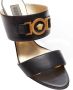 Versace Pre-owned Leather sandals Black Dames - Thumbnail 7