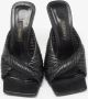 Versace Pre-owned Leather sandals Black Dames - Thumbnail 3