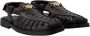Versace Pre-owned Leather sandals Black Dames - Thumbnail 2