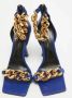 Versace Pre-owned Leather sandals Blue Dames - Thumbnail 3
