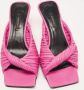 Versace Pre-owned Leather sandals Pink Dames - Thumbnail 3
