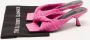 Versace Pre-owned Leather sandals Pink Dames - Thumbnail 9