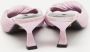 Versace Pre-owned Leather sandals Pink Dames - Thumbnail 4