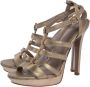 Versace Pre-owned Leather sandals Yellow Dames - Thumbnail 3