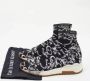 Versace Pre-owned Leather sneakers Black Heren - Thumbnail 9