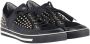 Versace Pre-owned Leather sneakers Black Heren - Thumbnail 3