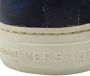 Versace Pre-owned Leather sneakers Blue Heren - Thumbnail 6