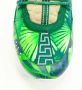 Versace Pre-owned Leather sneakers Green Dames - Thumbnail 6