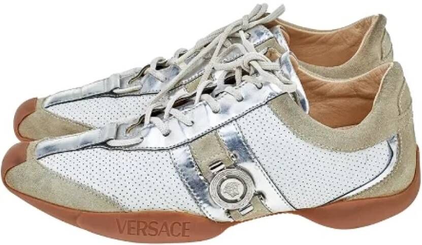 Versace Pre-owned Leather sneakers Multicolor Dames