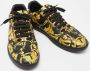 Versace Pre-owned Leather sneakers Yellow Dames - Thumbnail 4
