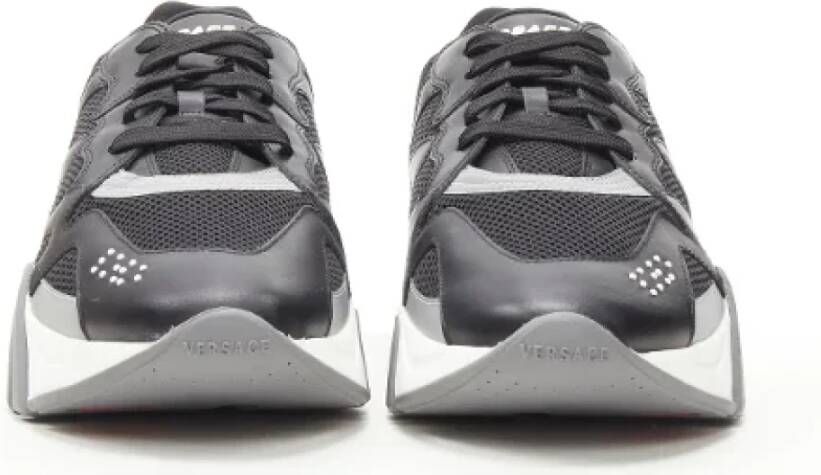 Versace Pre-owned Mesh sneakers Black Dames