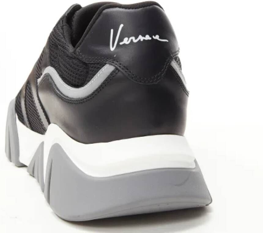 Versace Pre-owned Mesh sneakers Black Dames