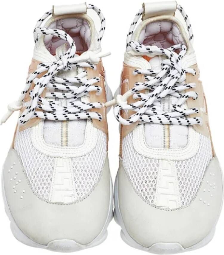 Versace Pre-owned Mesh sneakers White Dames