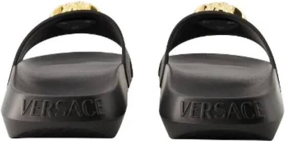 Versace Pre-owned Rubber sandals Black Dames