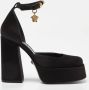 Versace Pre-owned Satin heels Black Dames - Thumbnail 8