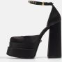 Versace Pre-owned Satin heels Black Dames - Thumbnail 2