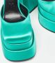 Versace Pre-owned Satin heels Green Dames - Thumbnail 7