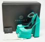 Versace Pre-owned Satin heels Green Dames - Thumbnail 9